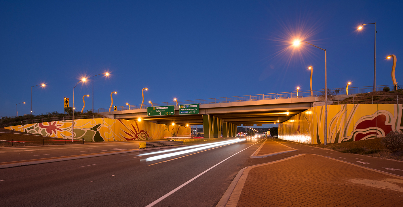 Great Eastern Highway Roe Highway Interchange Parry and Rosenthal Architects